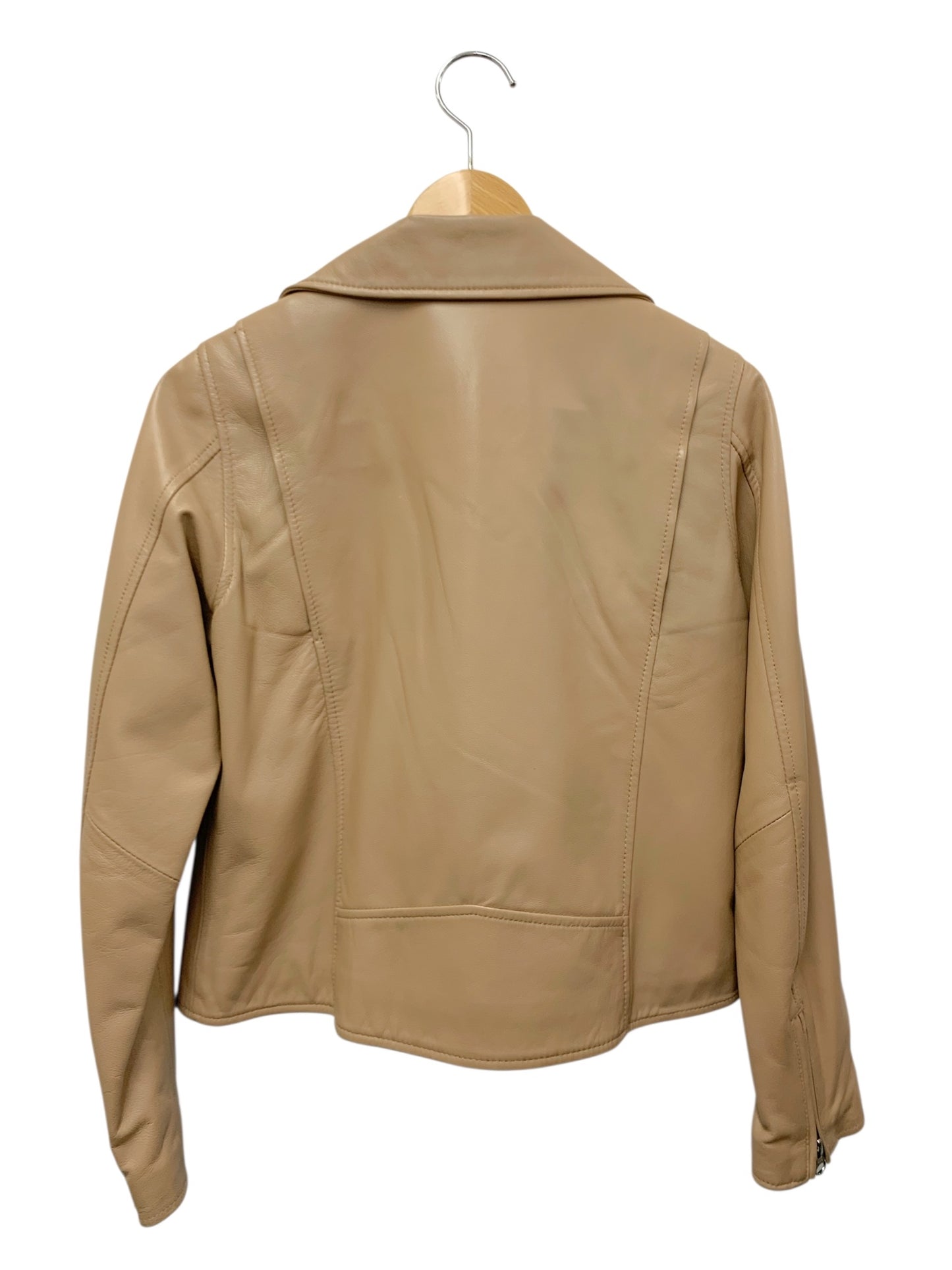 スローブ イエナ 17-011-912-7000-1-0 ライダースジャケット 36 ブラウン 羊革 ラムレザー ITDWP65NIXRO