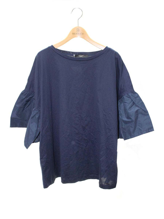 ウィークエンドマックスマーラ 59460709 ブラウス XXL ネイビー ITOLEBEBLGYY 【SALE】