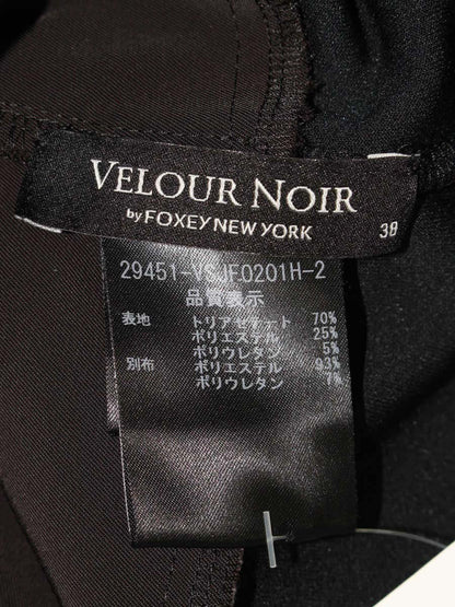 ベロアノワール by フォクシーニューヨーク Jacket 29451 38 ブラック ITAE6M7VL6XW