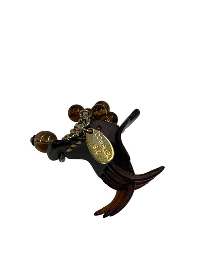 コンプレックスビズ ヘアクリップ ブラウン ビジュー チェーン IT0FD0EADUGS