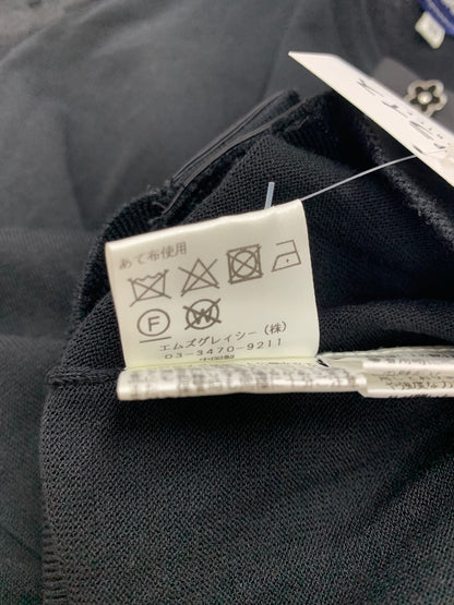 エムズグレイシー お花刺繍入りクチュールニット 318325 カーディガン 38 ブラック チュール フラワーモチーフ ITZ7NEIFIGG0