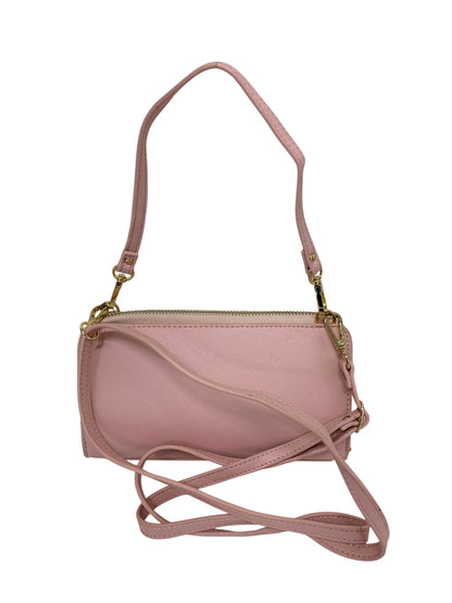 エムズグレイシー Wallet Ribbon Bag 894507 長財布 ピンク ストラップ付き ポシェット IT46G3Y0C8C8