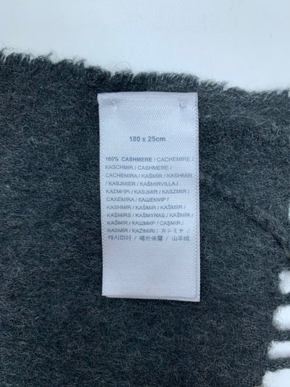 ジョンストンズ マフラー チャコール カシミヤ 180×25cm ITHTLAV2KKKK