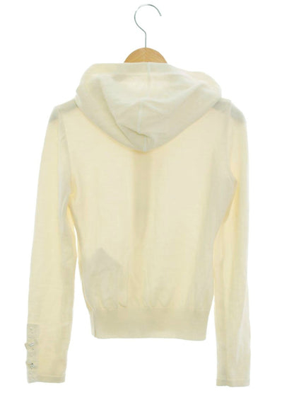 ルネ 6842980 パーカー 34 アイボリー ジップアップ パール リボン フリンジ ITXTG3XNJDFK