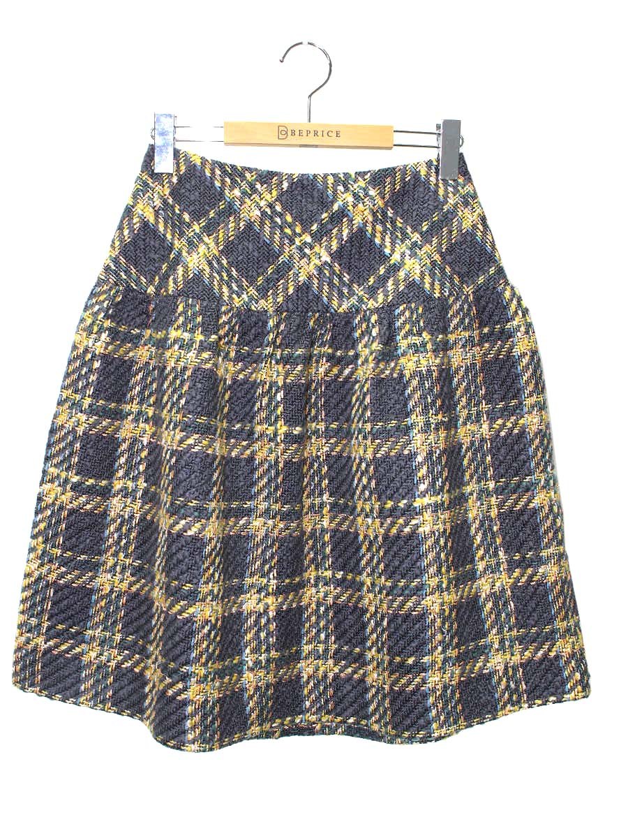 エムズグレイシー 017535 スカート 38 グレー ウール混 IT27OURLKIU8