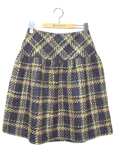 エムズグレイシー 017535 スカート 38 グレー ウール混 IT27OURLKIU8