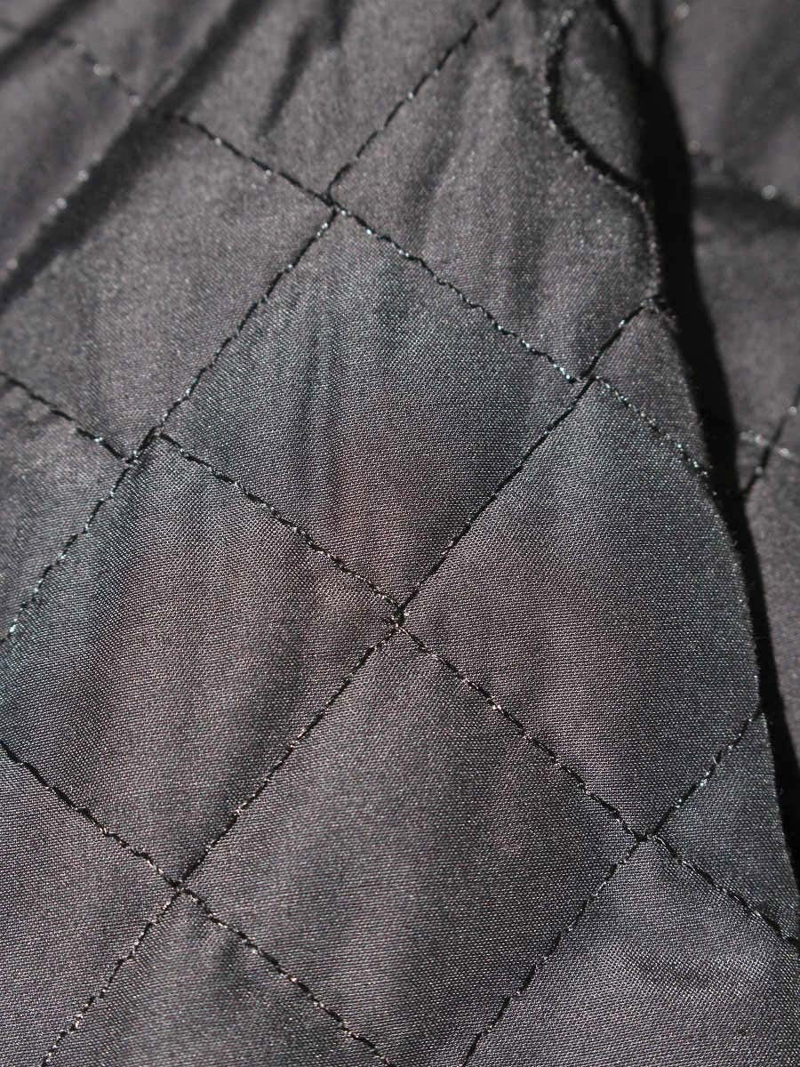 エムグレイシー 814105 ブルゾン 38 ブラック キルティング フラワーモチーフ ジップアップ ITMAFD2YL6TE