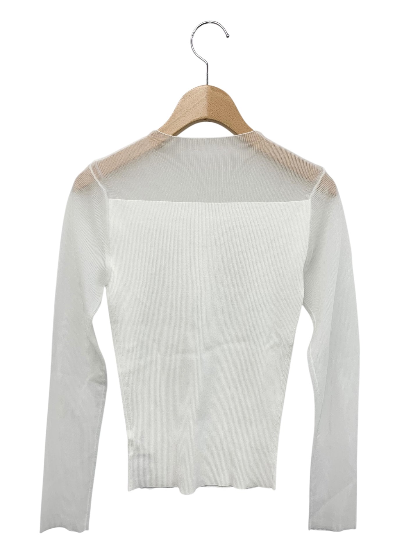 セルフォード CWNT231102 ニット 36 ホワイト シースルー ITGCQH33YS3G