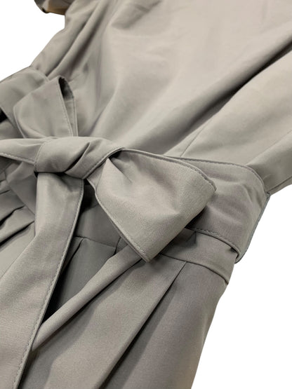 エムズグレイシー コード刺繍入りワンピース 211332 38 グレー IT7EA7PCA18G