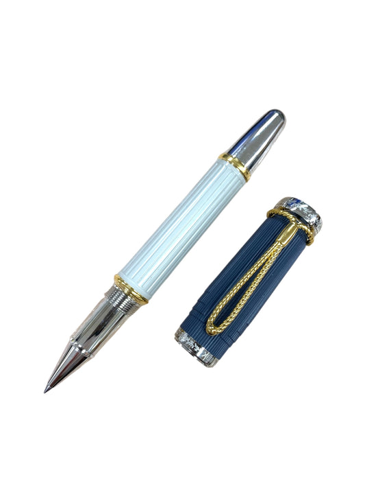 モンブラン 作家シリーズ 2024 ジェイン・オースティン リミテッドエディション ローラーボール 130673 ボールペン ネイビー IT442DYAXWAY