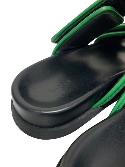 キャバン CABaN by Patricia Urquiola パイピングダブルストラップサンダル 49013101006 41 ブラック ITYAZ9NK8I58 【SALE】