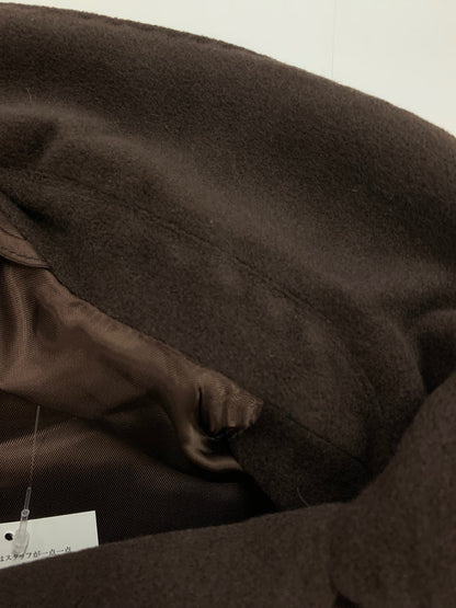 ハロッズ HR-11 コート 40 ブラウン アンゴラウール IT338BOQKMJ8 【SALE】