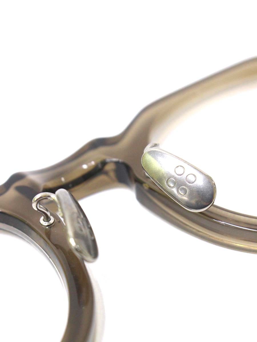 イエローズプラス BECCA C 534 メガネ ブラウン クリア セルフレーム フルリム クラウンパント ITOUNAO1AMCG