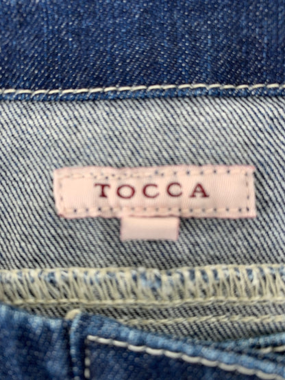 トッカ 洗える！SPICE デニム ジャケット JKTOYS0160 0 ネイビー ノーカラー ITAH1Y4K8DEV