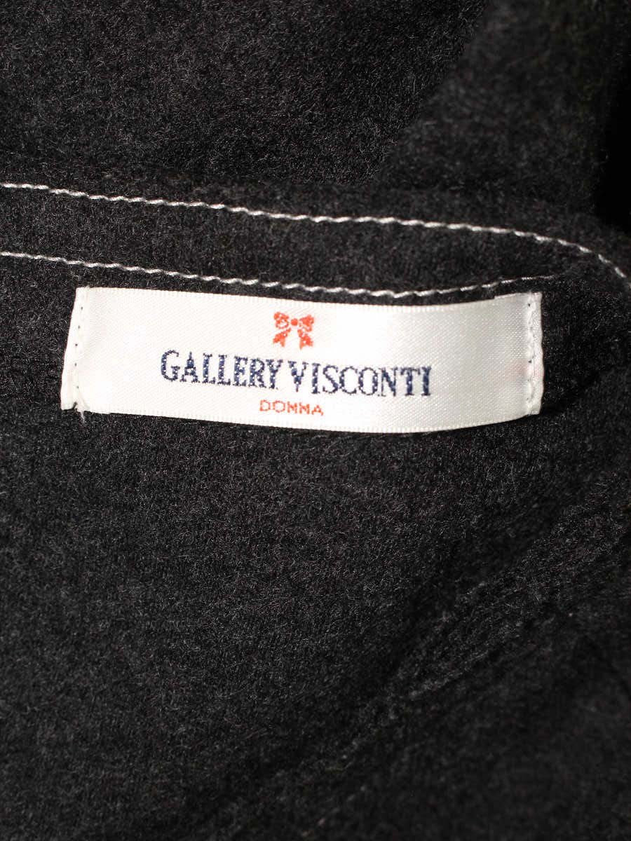 ギャラリービスコンティ 1498712 ワンピース 2 チャコール ウール IT9EZROR7854