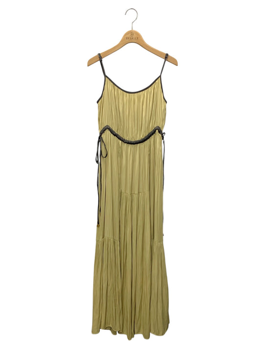 ダイアグラム 03241 ワンピース 36 イエロー 光沢 ギャザー ITF2BRD6FIO0