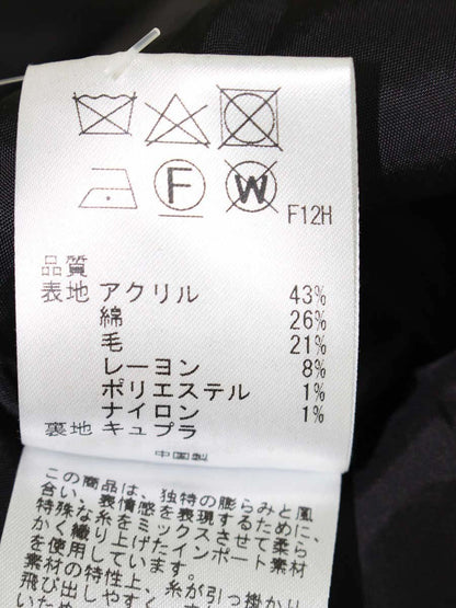 トッカ COCO ドレス OPTOKW0400 ワンピース 0 ブラック ツイード IT3KLR2M0B04