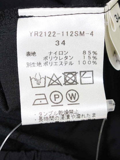 ヨリ YR2122-112SM-4 パンツ 34 ブラック 撥水 ITIX6E7EB8HW