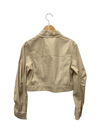 フォクシーニューヨーク Denim Lily 42637 デニムシャンブレージャケット 38 ベージュ クロップ丈 ITSEYRWSV9V8 【SALE】