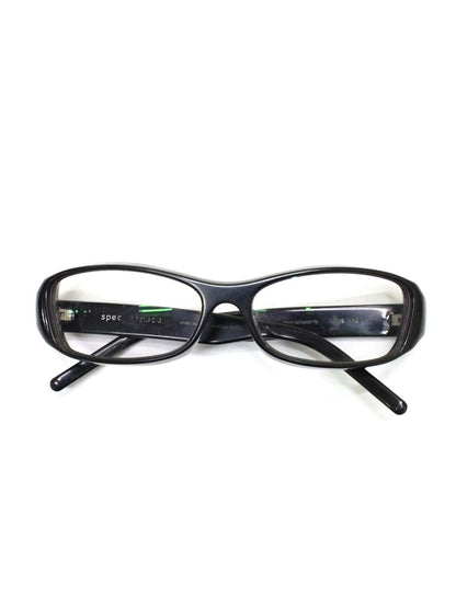 スペックエスパス ES-5306 メガネ ブラック セルフレーム フルリム スクエアシェイプ IT1F94MM0CU8