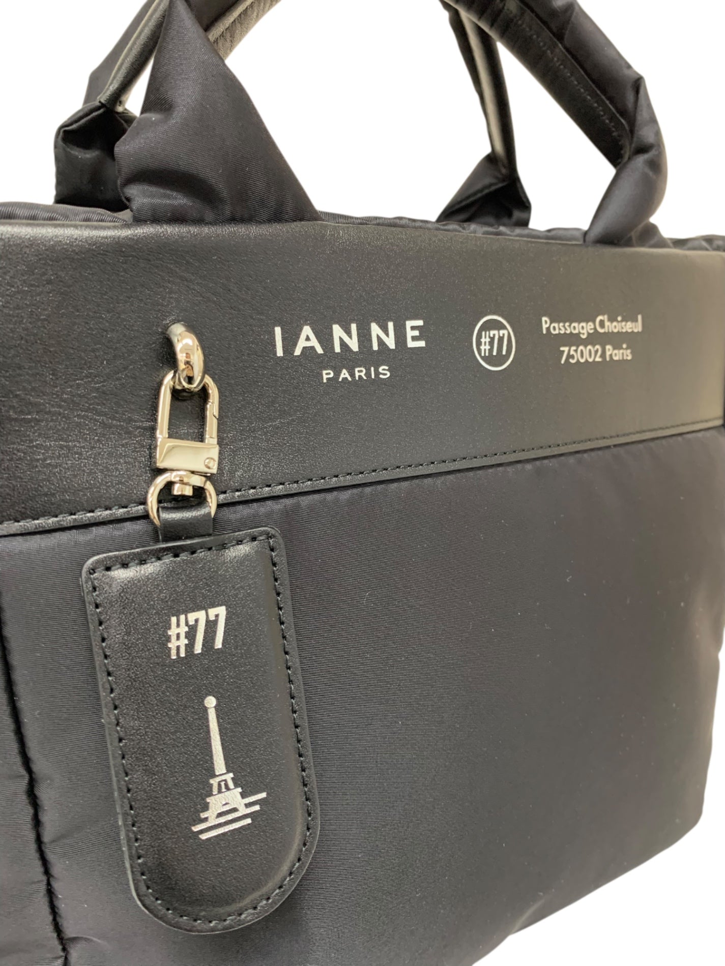 イアンヌ デイリーバッグ オペラ トートバッグ ブラック 軽量＆撥水パフ素材 IT5BLUADOIW4