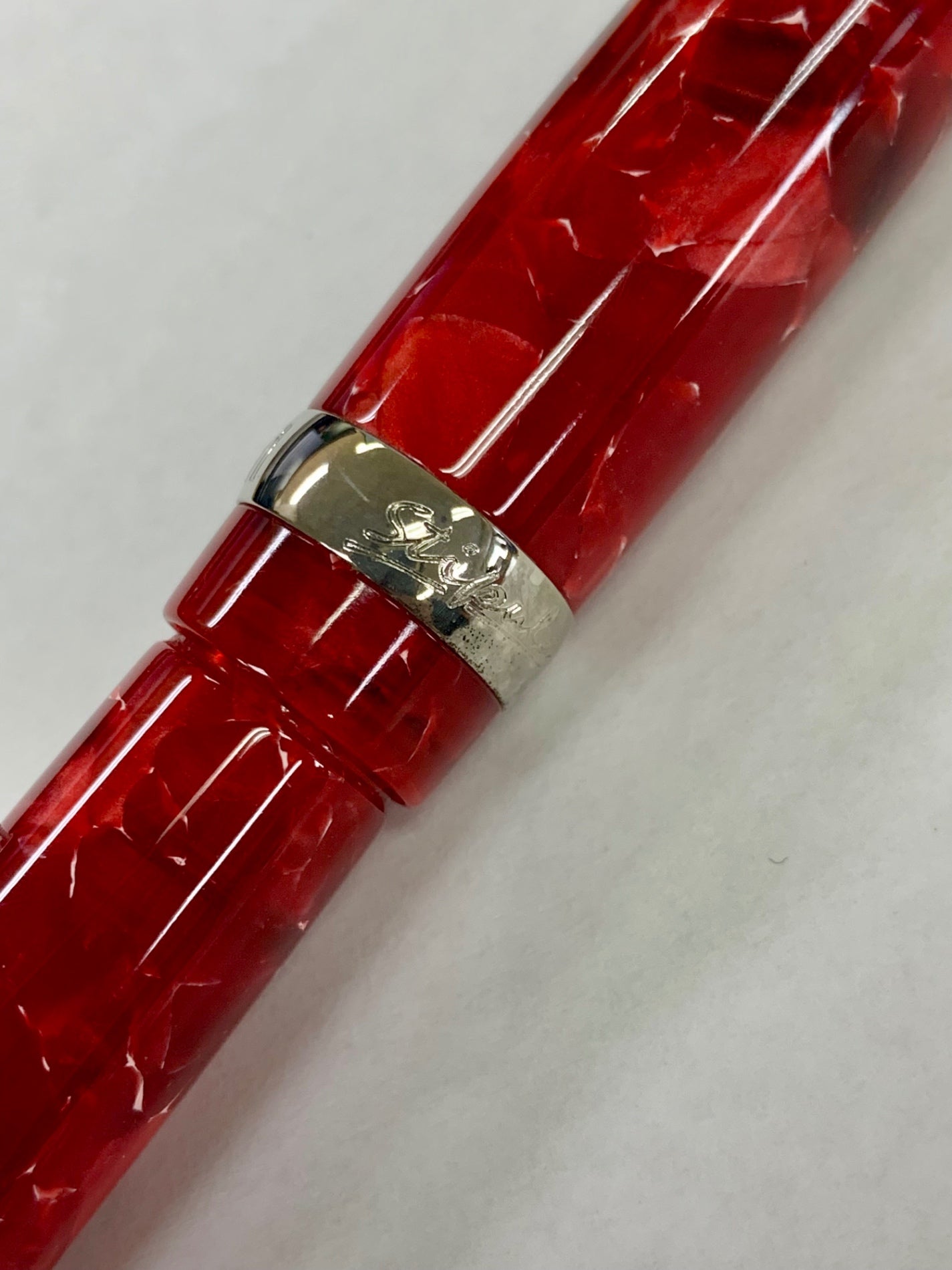 スティピュラ 万年筆 イ・カストーニ ロドリテ レッド M 14K ITY43CXF51G8