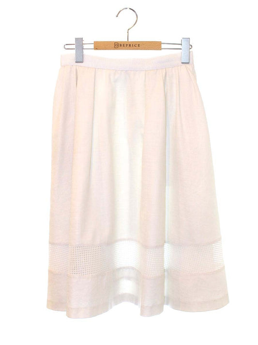 フォクシーニューヨーク 34749 スカート 40 ホワイト 34749 Hem Mesh IT9ZMXOZB78Y