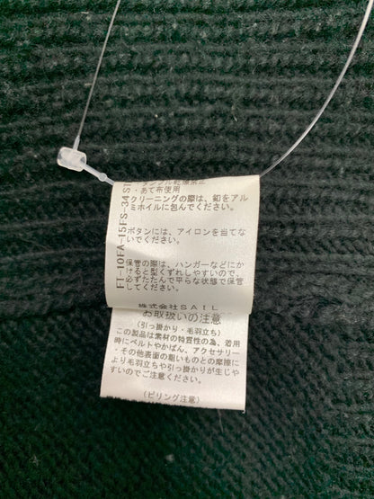 セブンテンバイミホカワヒト レイヤードタートルニット 4A206 S ブラック 2020AW ITCG7LPY68G0