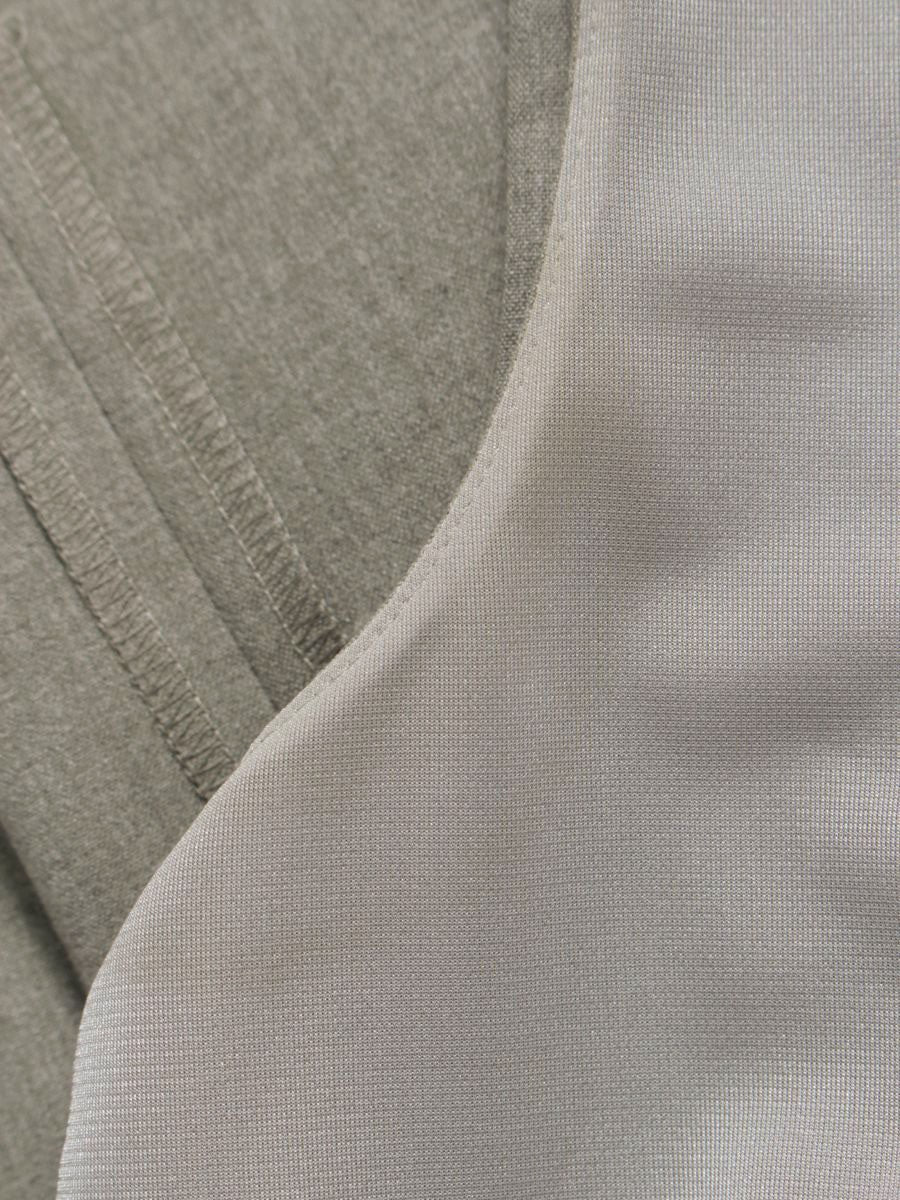 フォクシーニューヨーク ワンピース タキシードラップ 32867 ワンピース 38 グレー ITYMRBBHRR4S