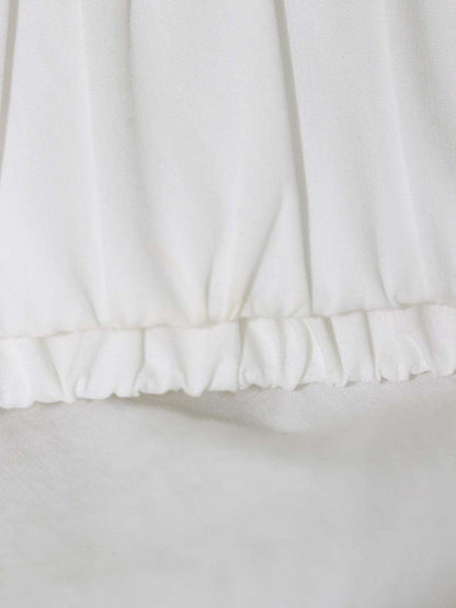 ヨリ YR2221-010SP ブラウス 38 ホワイト カットソー フリル ITGI22HFRG98