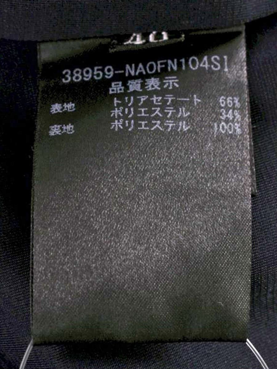 フォクシーニューヨーク 38959 ワンピース 40 ネイビー ギャザー IT6KEIWDP5MI