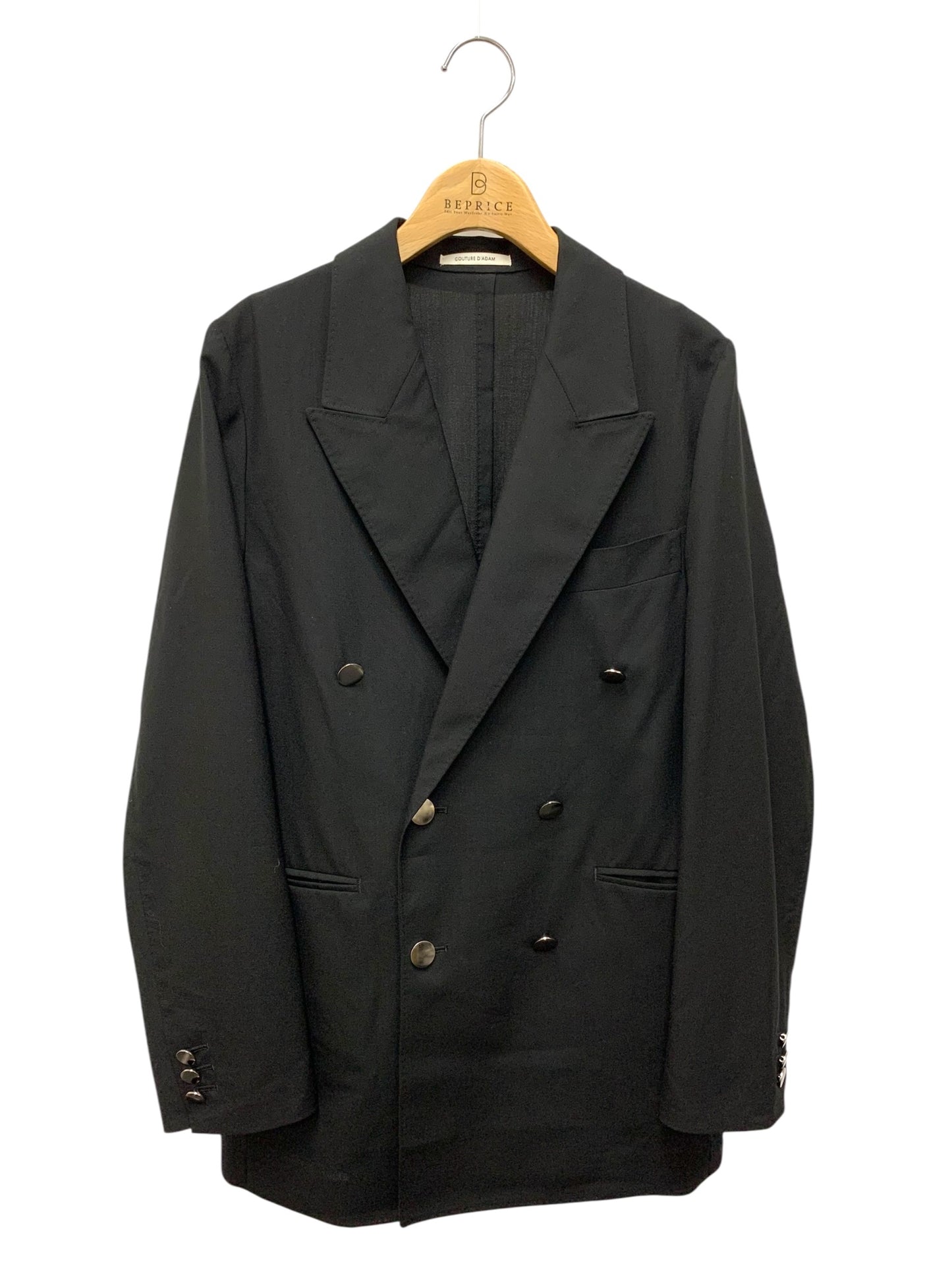 クチュールドアダム ジャケット 22AW-008EXF 36 ブラック IT0EDOQEGTBG 【SALE】