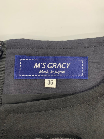 エムズグレイシー 美シルエット ジャンパースカート 211509 ワンピース 36 ブラック ITD16SP26Q4C