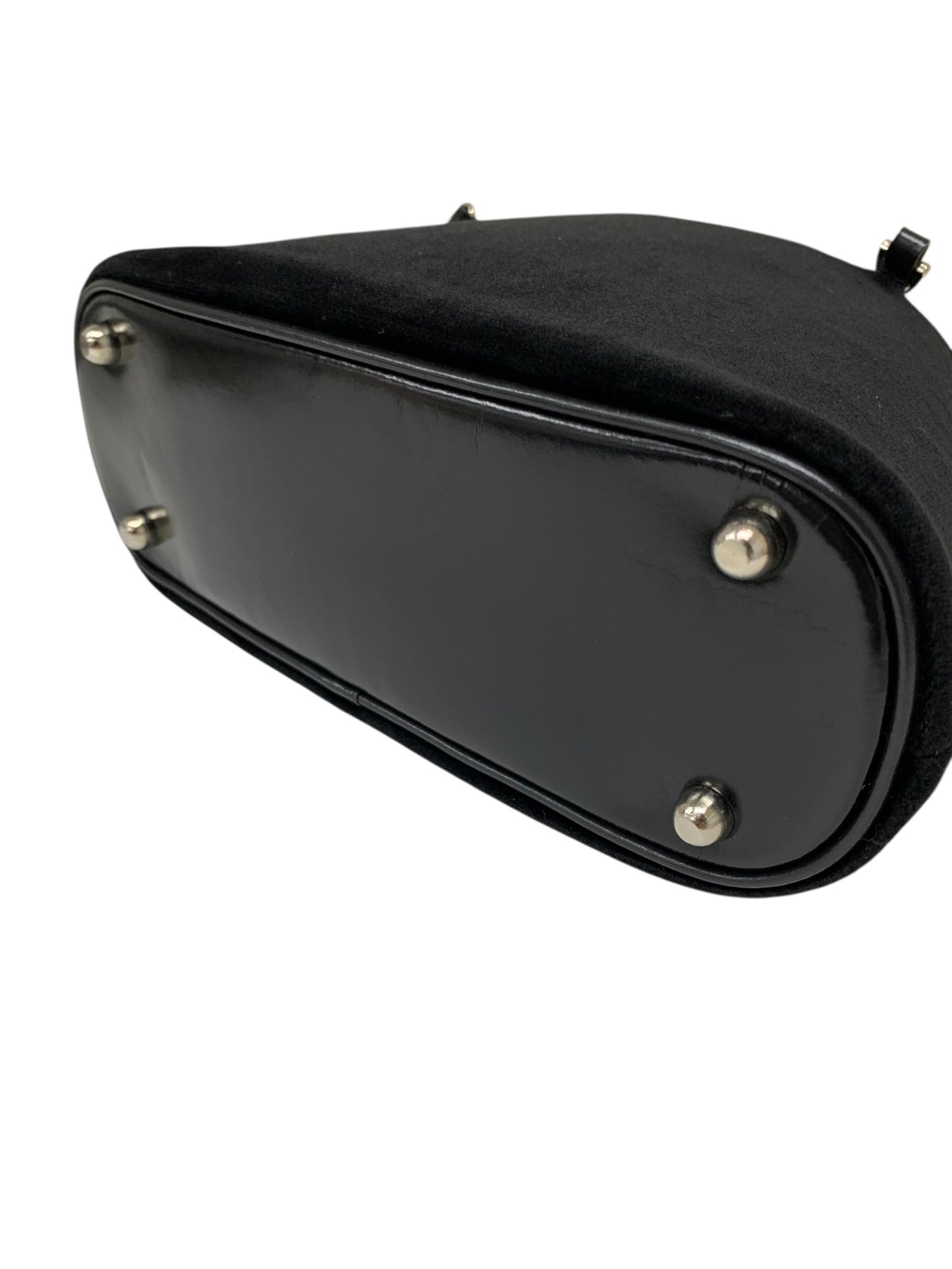 フォクシーブティック マカロンバッグ ブラック ベロア チェーン IT2QN91IWPH8