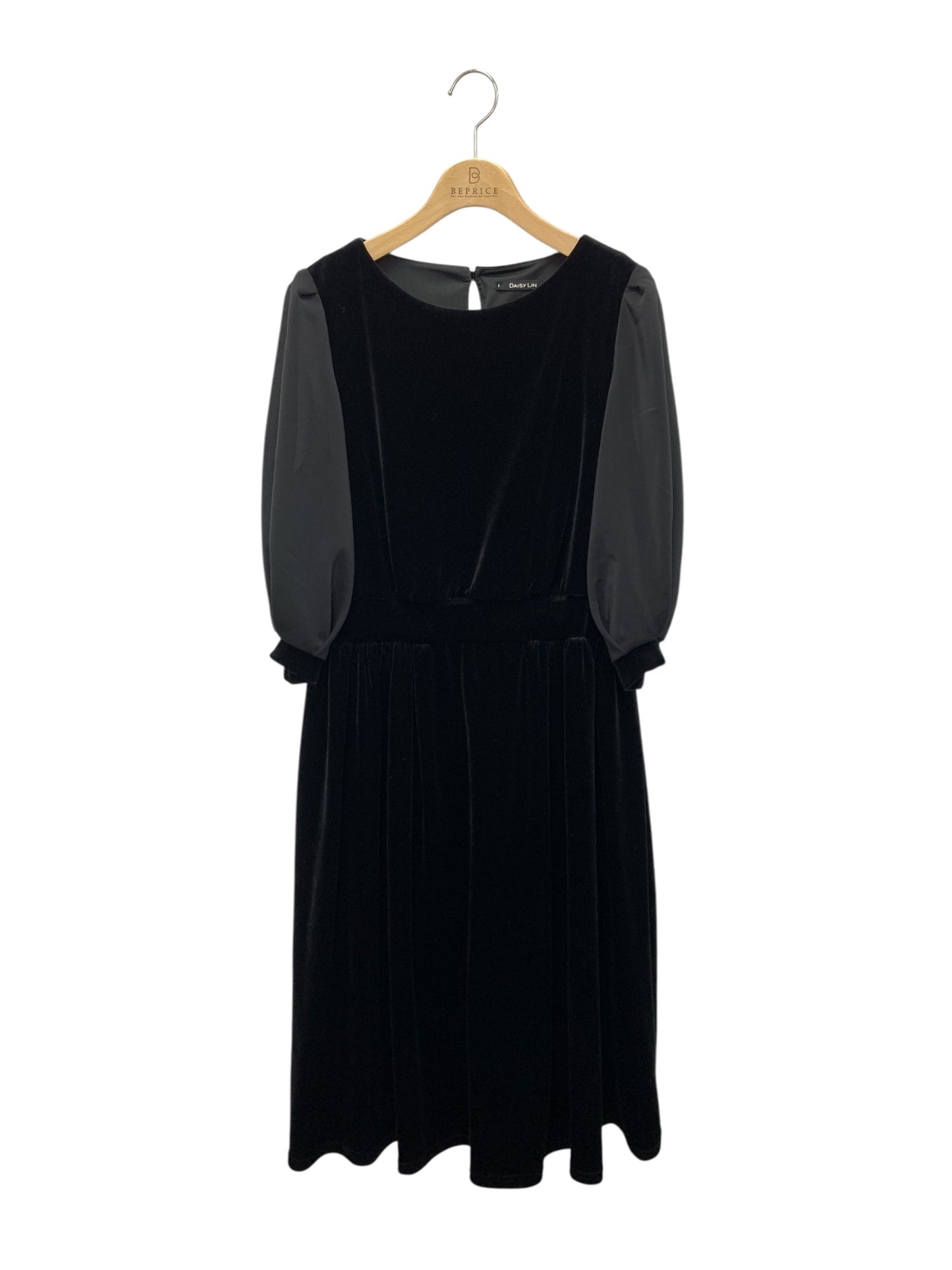 デイジーリン ドレス エレガントベロア 06739 42 ブラック ITA7Y7PRTMQ8