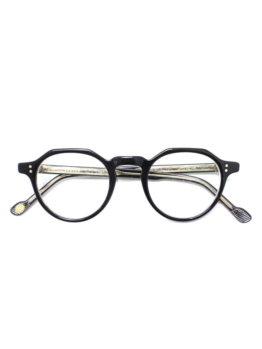 アイヴァン Attache 45 メガネ ブラック アタッシュ 45 セルフレーム フルリム ボストン IT5X5Z36Z16G