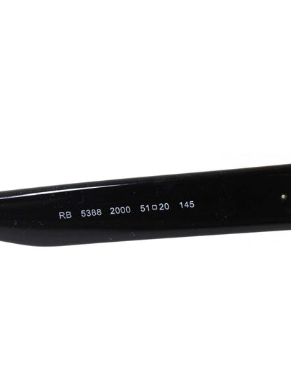 レイバン JEFFREY RB5388 眼鏡 メガネ ブラック セルフレーム フルリム スクエア ITJ90N5KKFFU