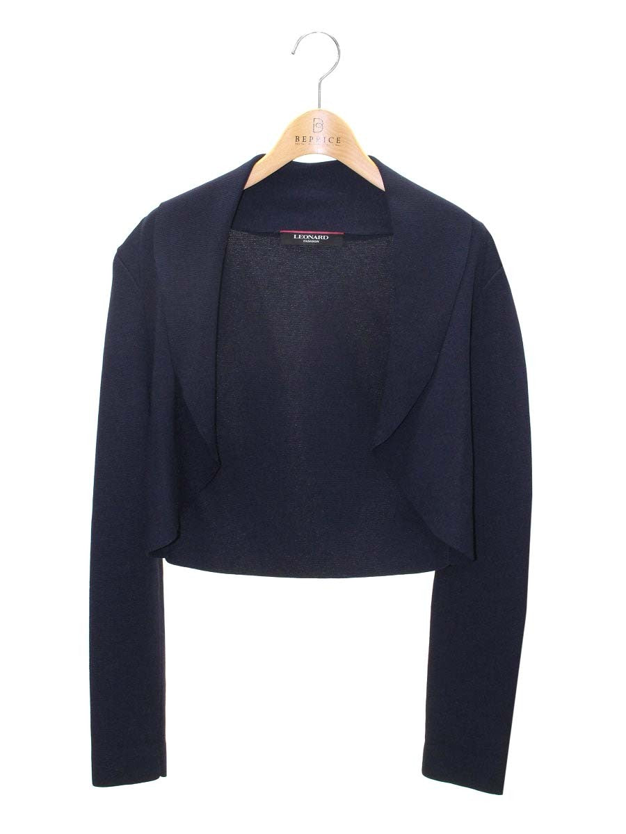 レオナールファッション 0337946 ボレロ 1 ネイビー ニット カーディガン ITK8PG835ZN9