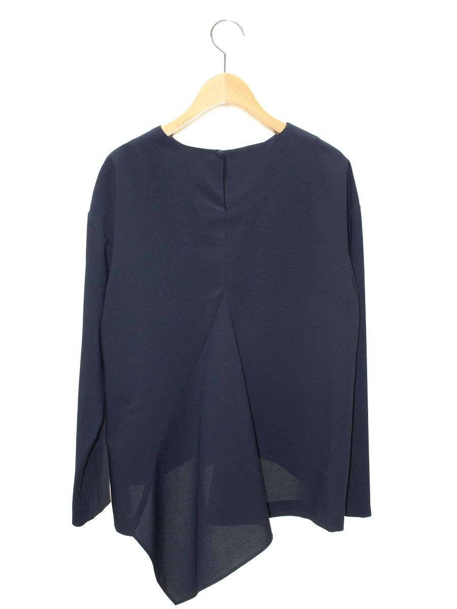 アドーア 531-110251 カットソー 38 ネイビー アシンメトリー IT32Q7F2OR78