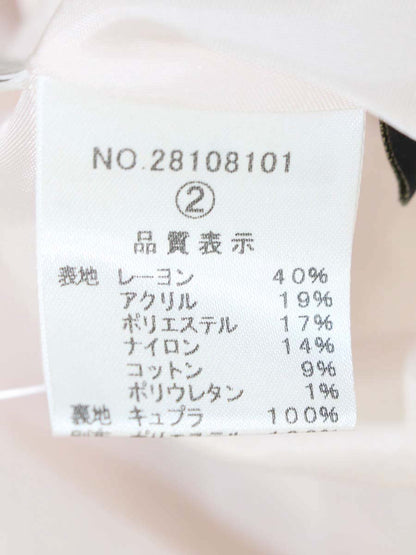 エリザ 28108101 ワンピース 2 ピンク ツイード キュプラ ITLAATOI3EKG 【SALE】