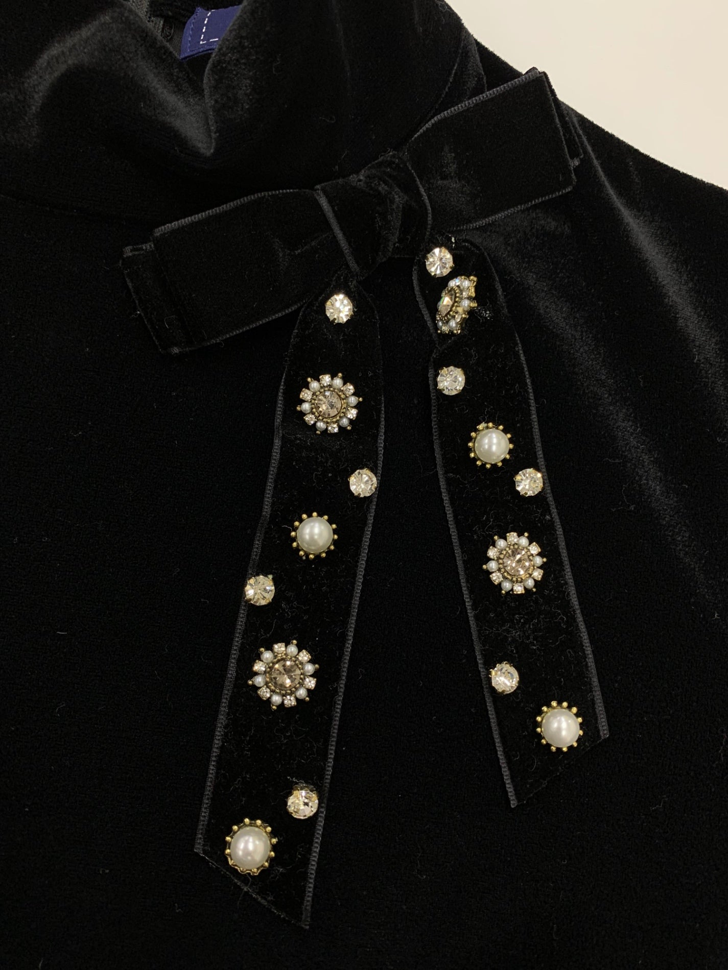 エムズグレイシー ハイネックベロアカットソー 315602 38 ブラック ブローチ付き ITLZ157D9CFK 【SALE】