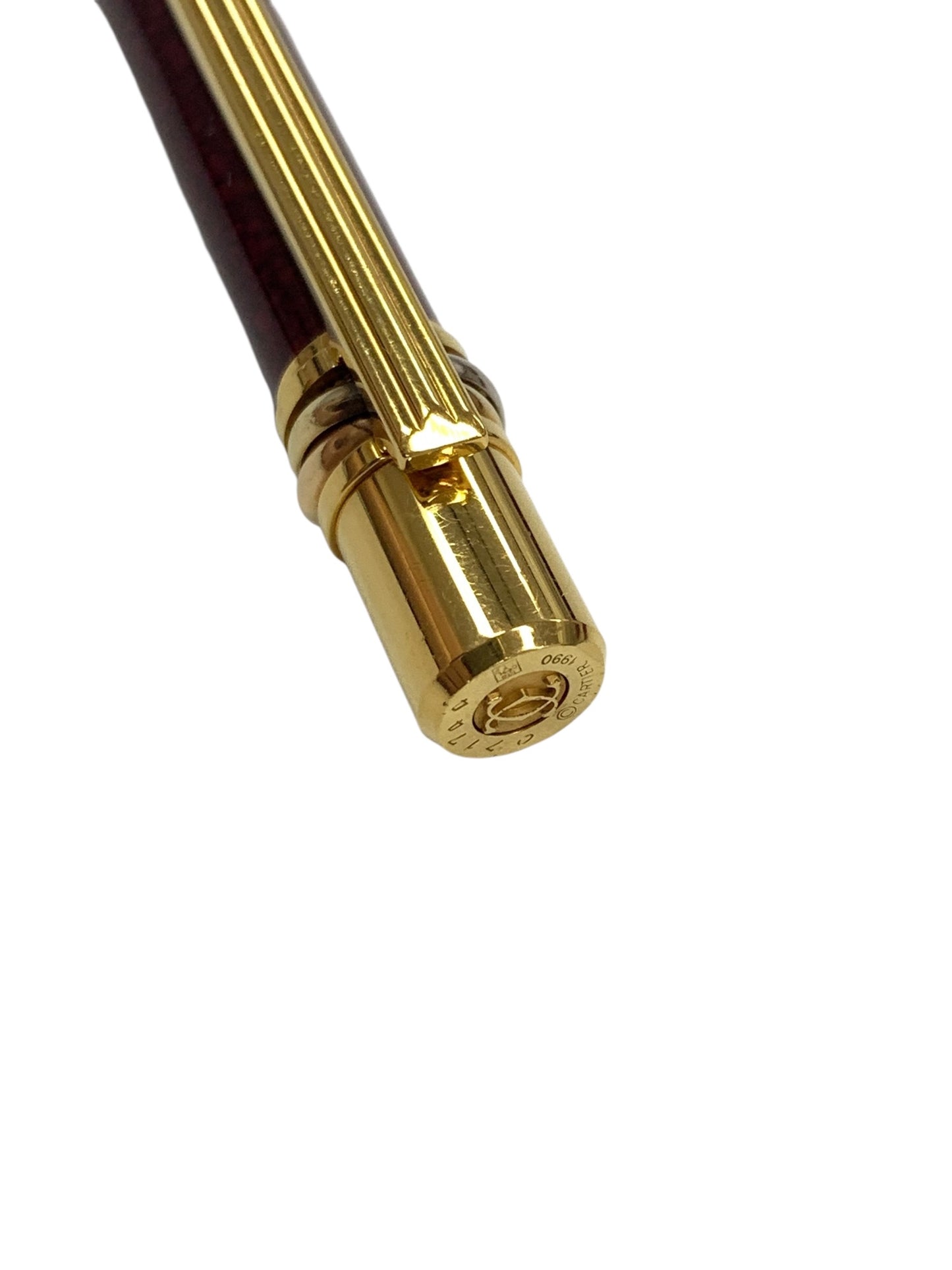 カルティエ マスト ドゥ カルティエ ボールペン ワインレッド トリニティ ITNB4J77V6KK