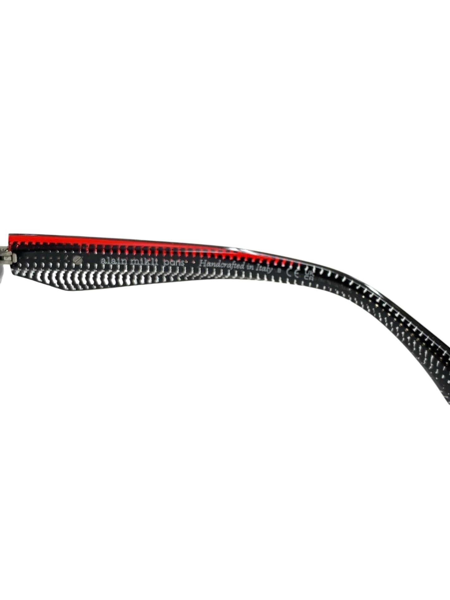 アランミクリ A03525 001 メガネ ブラック Pointillee black  transparent red ITXOTVW7XBAK