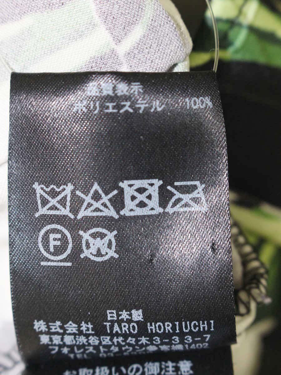 タロウホリウチ 1703-SH05-803 シャツ ブラウス 2 ブラック フラワーモチーフ ITLXOD77U67O