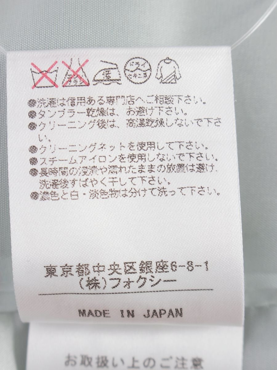 フォクシーブティック フレンチパフ 34043 ワンピース 40 ミント