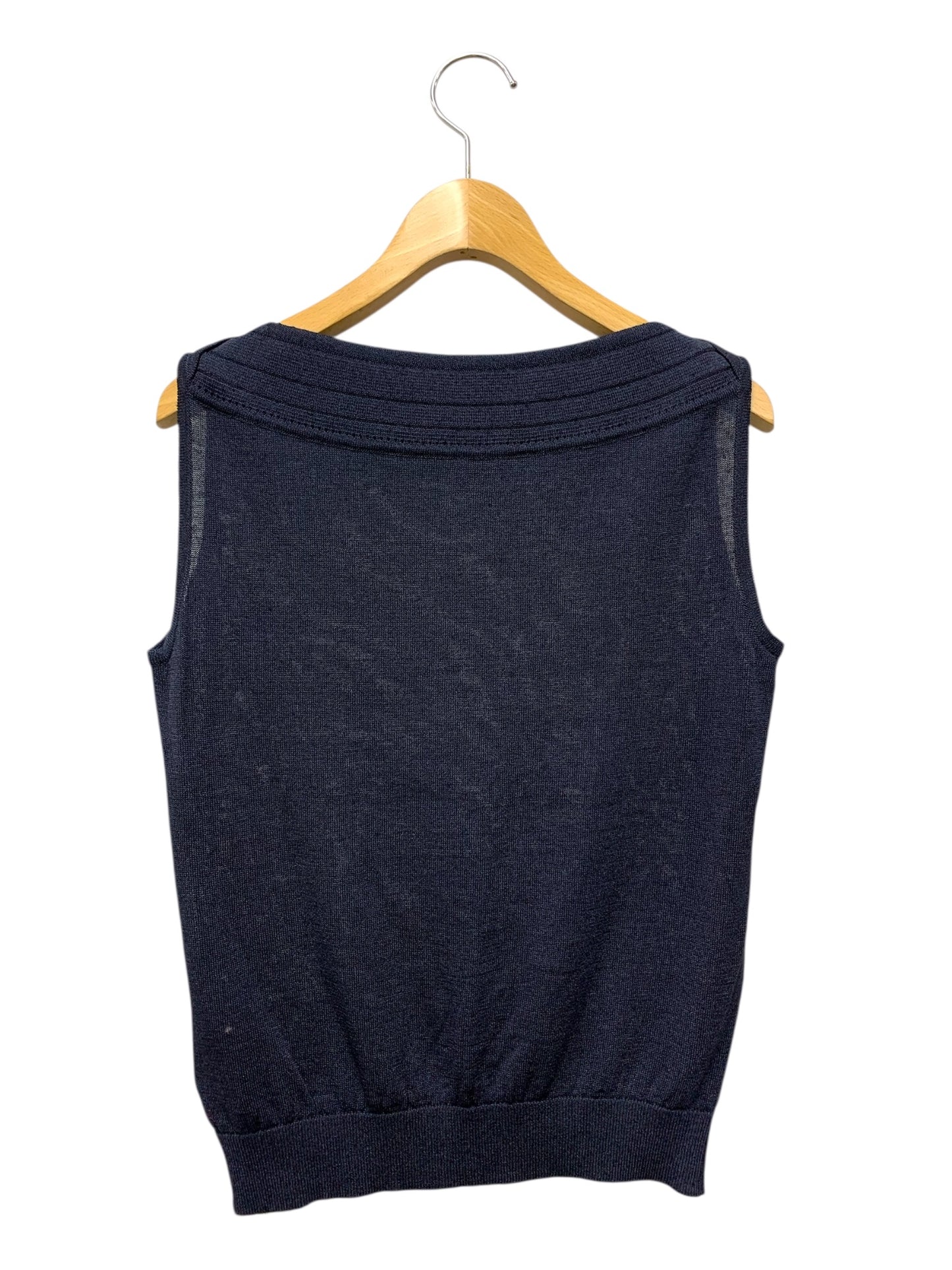フォクシーブティック Knit Top Arena 43277 トップス 38 ネイビー IT6BAY1M0F9Y