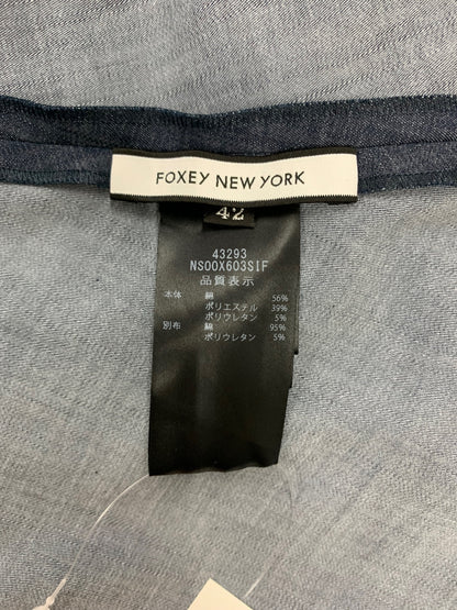 フォクシーニューヨーク Le Cadeau ル キャド 43293 ワンピース 42 ネイビー デニム IT9WCQTITQ7O