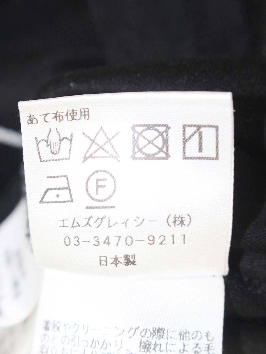 エムズグレイシー 215327 Tシャツ 38 ブラック カットソー 香水瓶モチーフ ITQ9TQS9GQ23