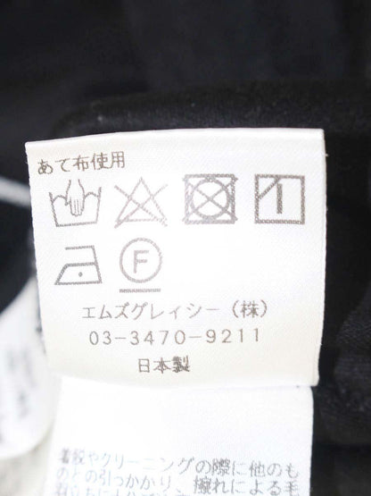 エムズグレイシー 215327 Tシャツ 38 ブラック カットソー 香水瓶モチーフ ITQ9TQS9GQ23