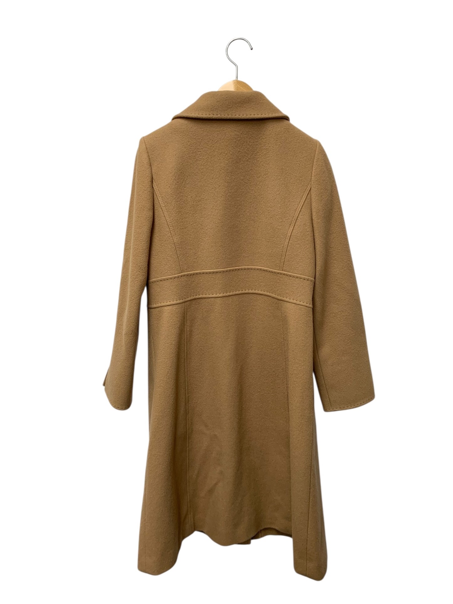 エムズグレイシー Lady Like Coat 819518 コート 38 キャメル ウール ラインストーン キュプラ ITCMTSB0GAZ4